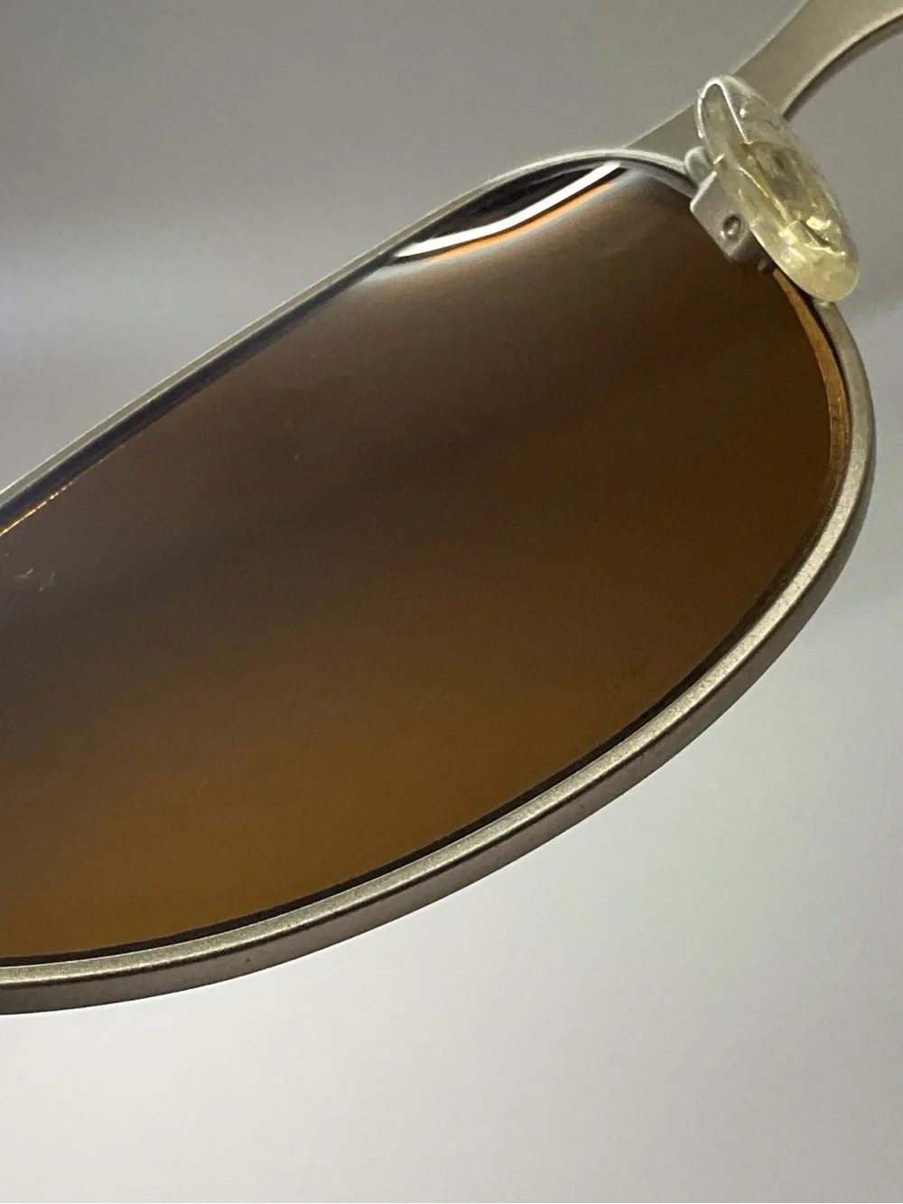 Vintage Oakley A-Wire 2.0 Platinum scratched cracked Lenses frame only